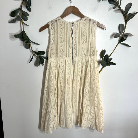 Free People Cream Lace Swing Dress LAST CALL - Picture 5 of 5